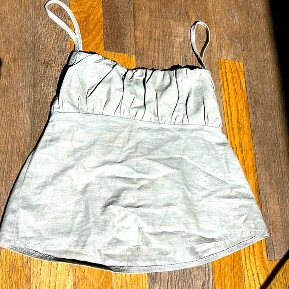 Edikted Tops - Olive bib front tank with straps back Ediketed. XS NWT
